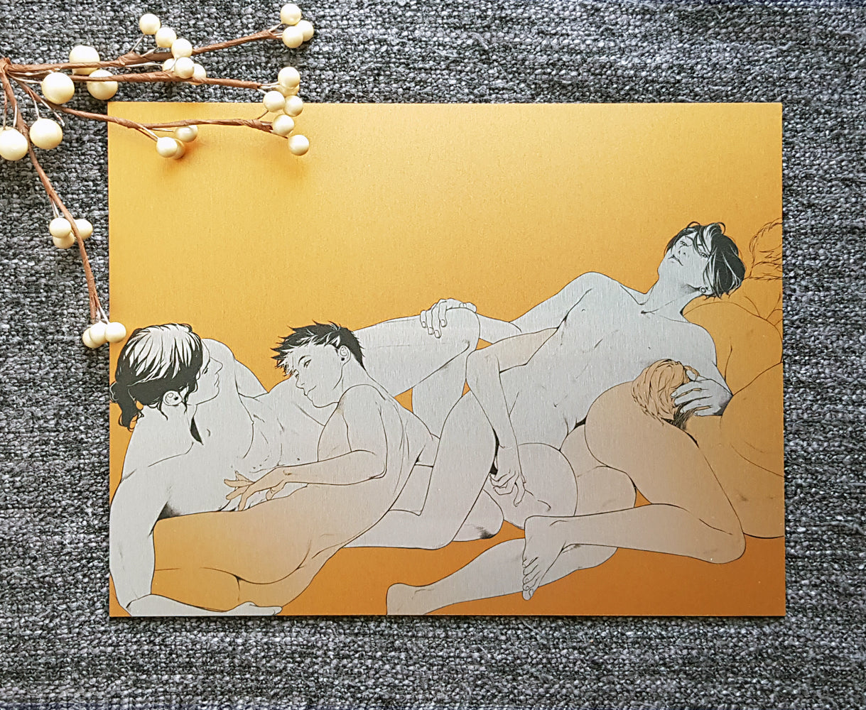 ALUMINIUM COMPOSITE PANEL Hiroki and Elia Kink #5 - EDIllustration