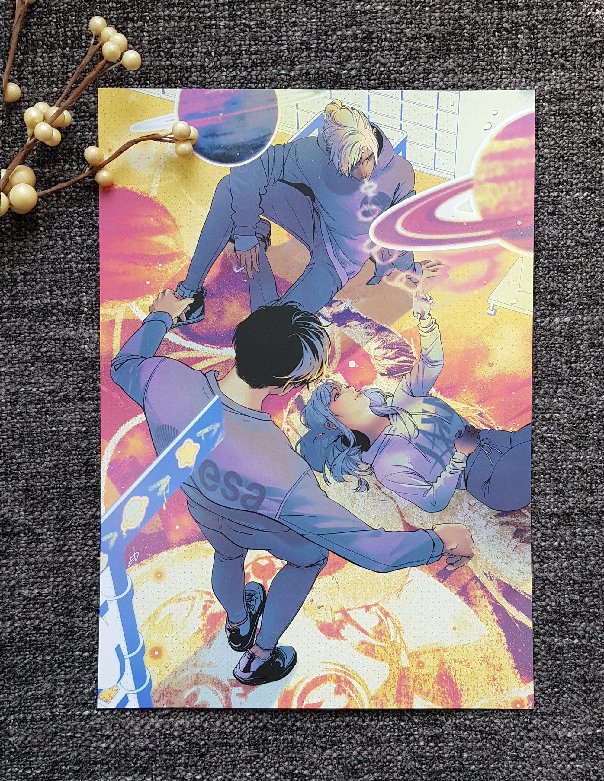 PRINT Galaxy (softfeel) - EDIllustration