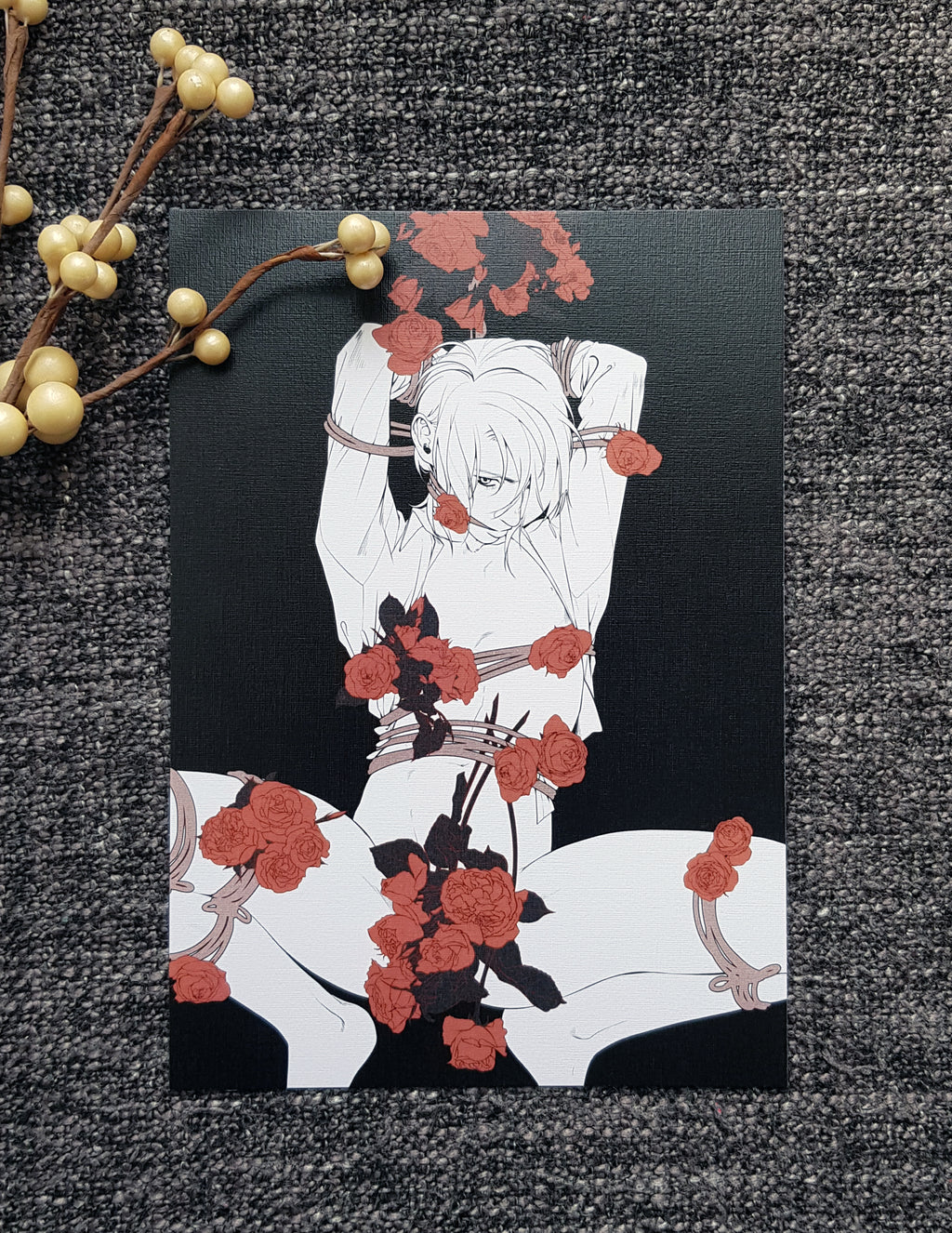 PRINT Shibari Flower - EDIllustration