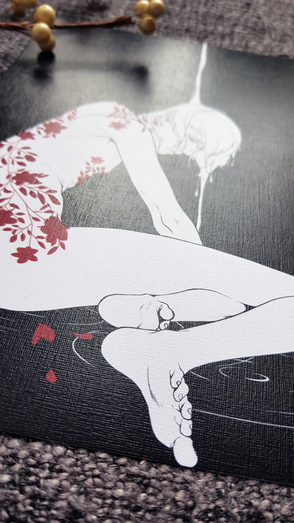 PRINT dark Blossom - EDIllustration