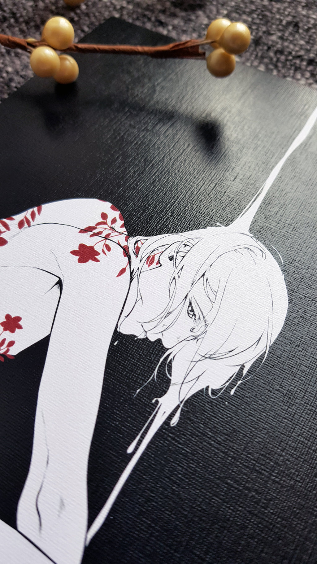 PRINT dark Blossom - EDIllustration