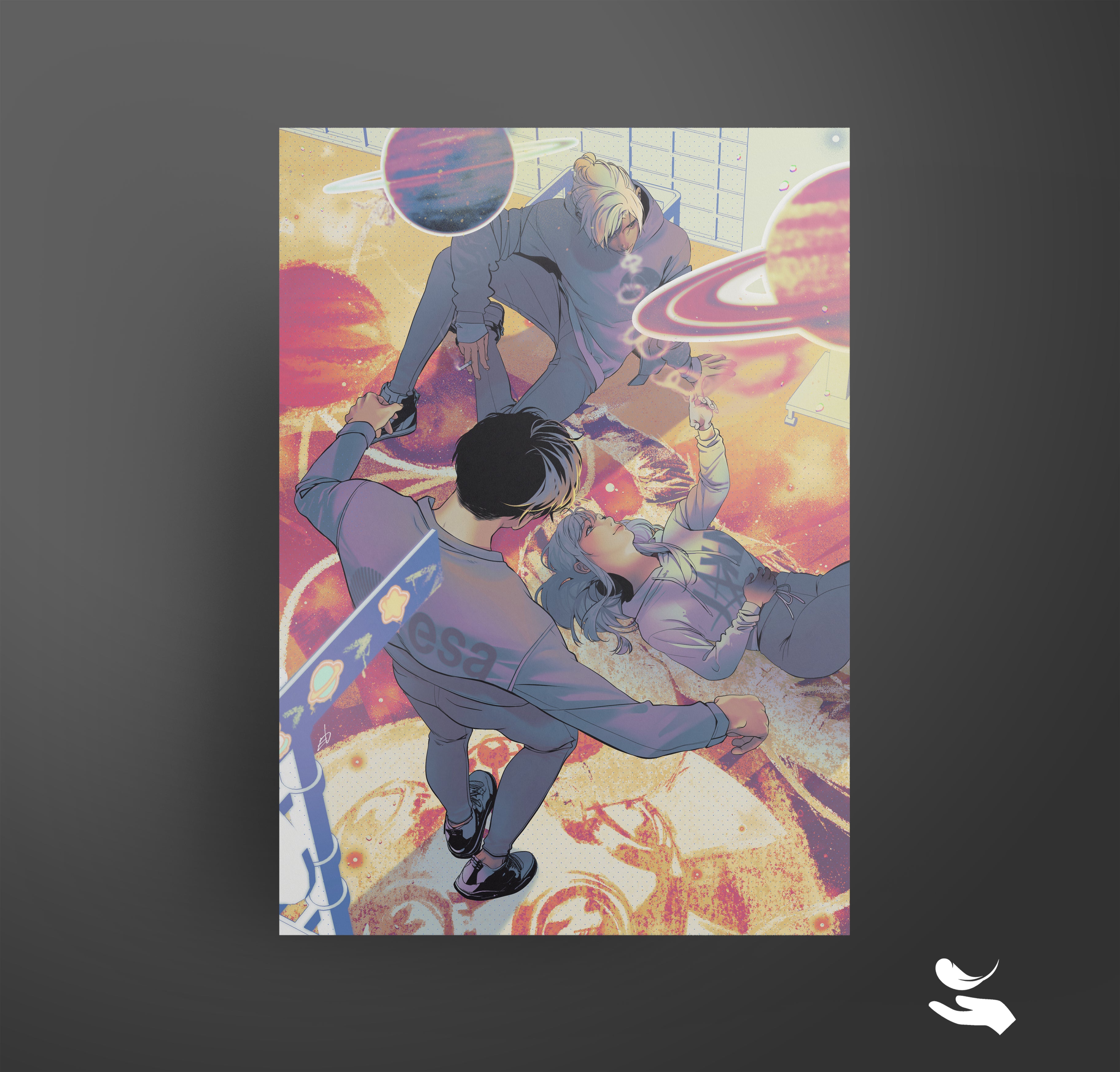 PRINT Galaxy (softfeel) - EDIllustration