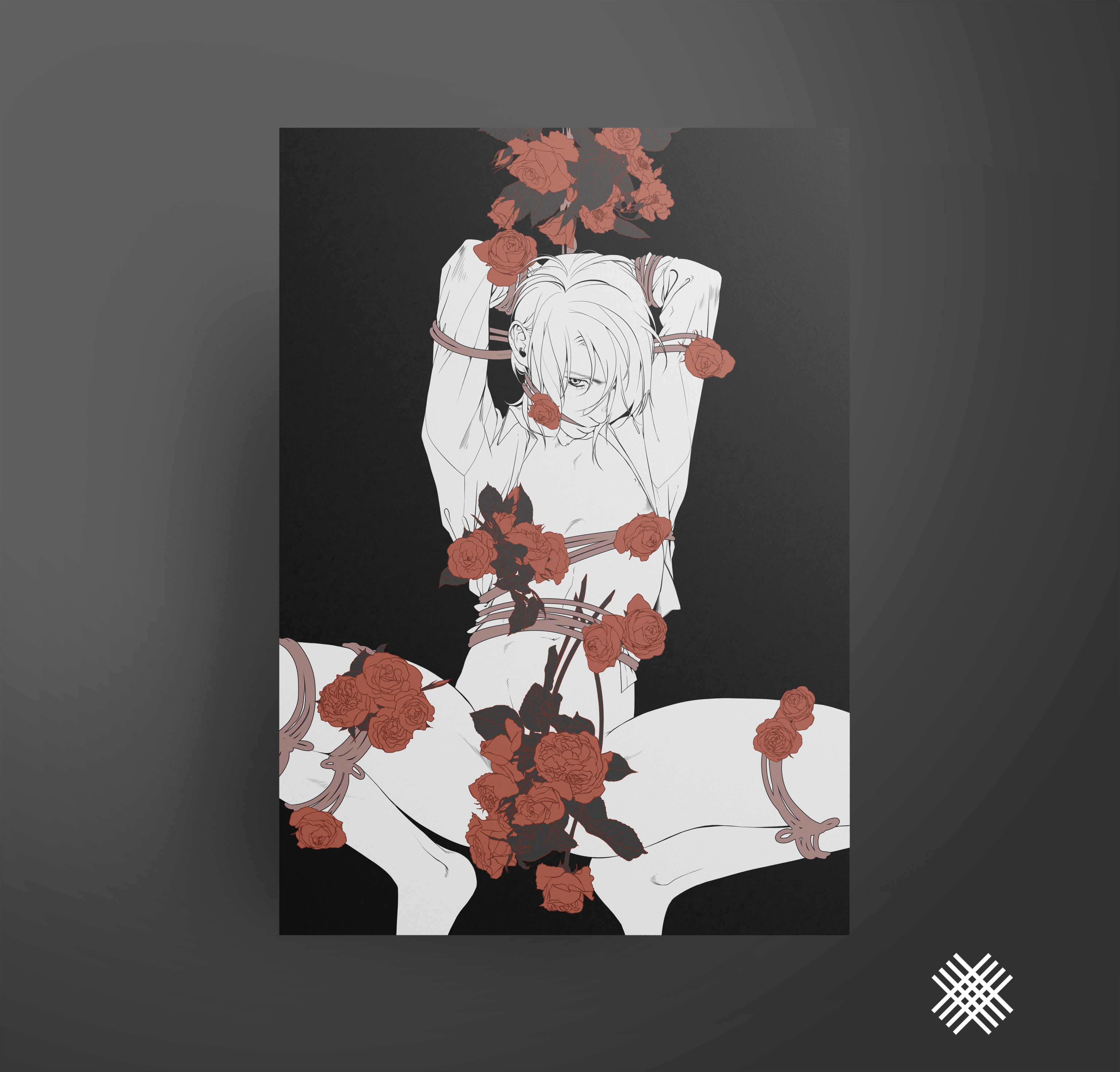 PRINT Shibari Flower - EDIllustration