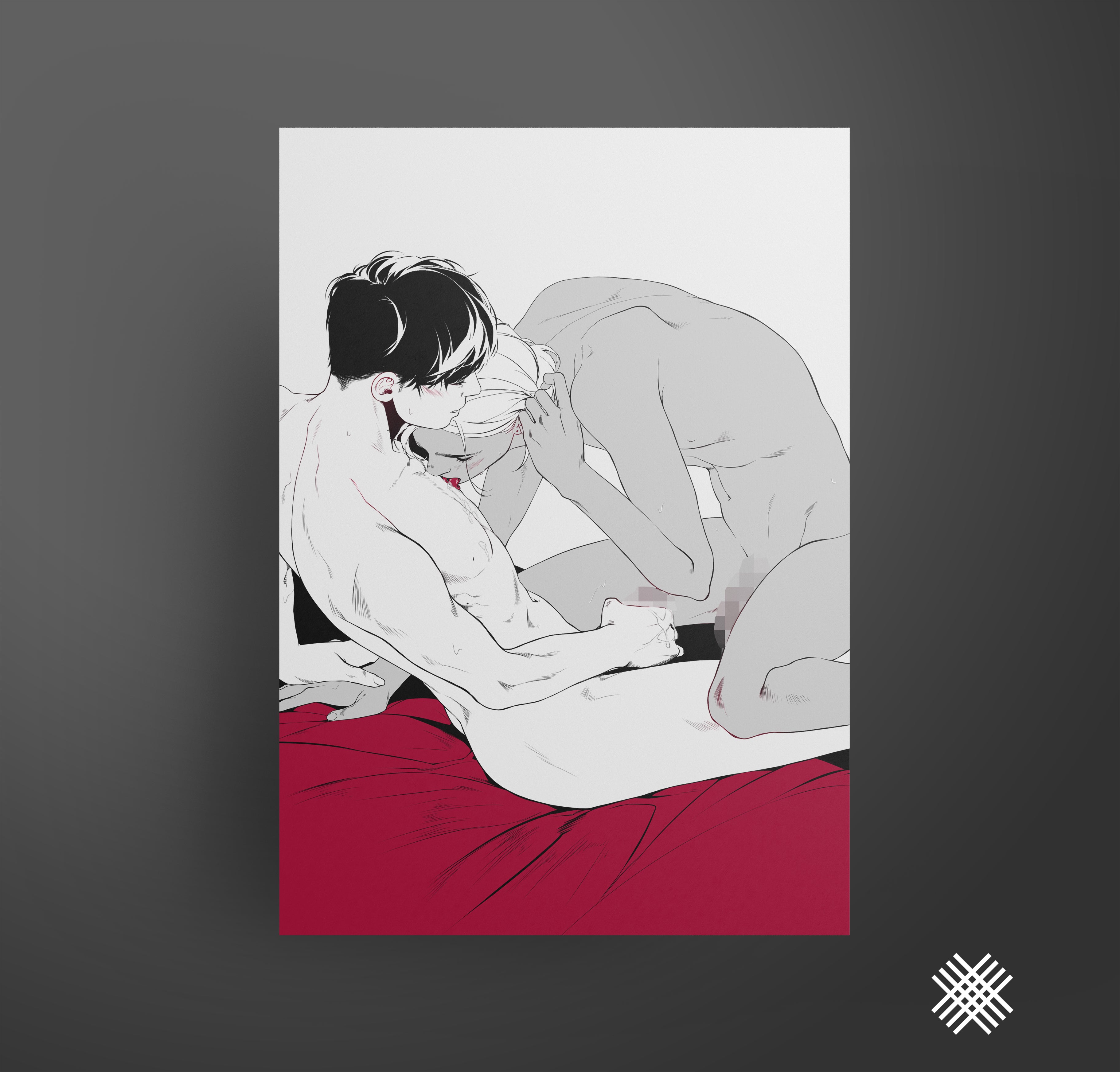 PRINT KINK23 - Lick it clean [NSFW] - EDIllustration