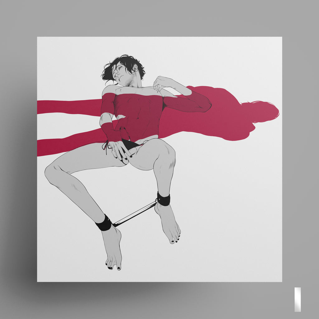 PRINT KINK22 - Touch yourself (partial varnish) [NSFW] - EDIllustration