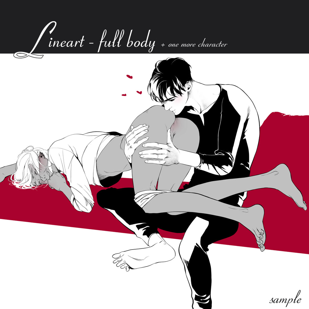 Commissions - Lineart - digital