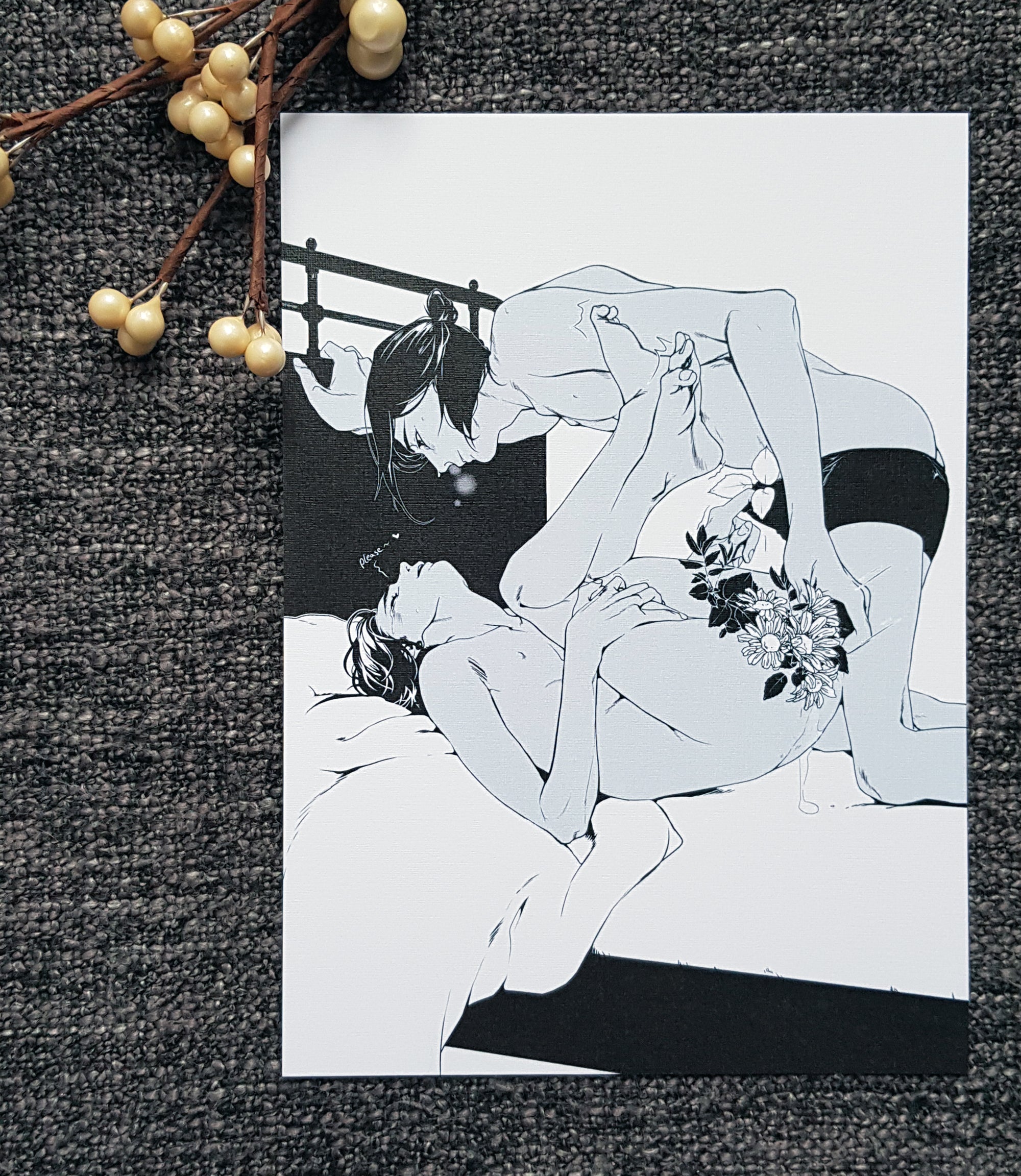 PRINT KINK20 - toys (flower edition) - EDIllustration