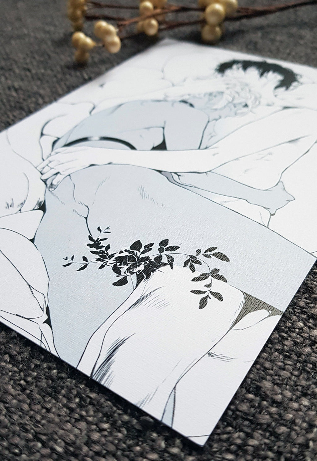 PRINT KINK20 - aftercare (flower edition) - EDIllustration