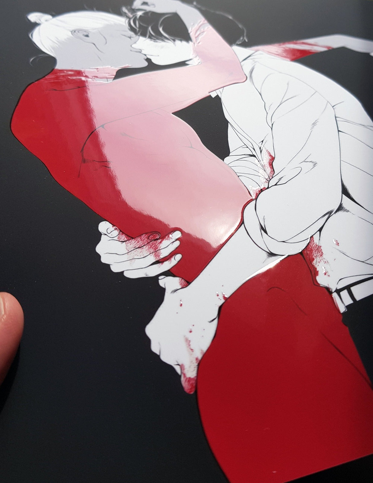 PRINT KINK21 - Paint (partial relief varnish + softfeel) - EDIllustration