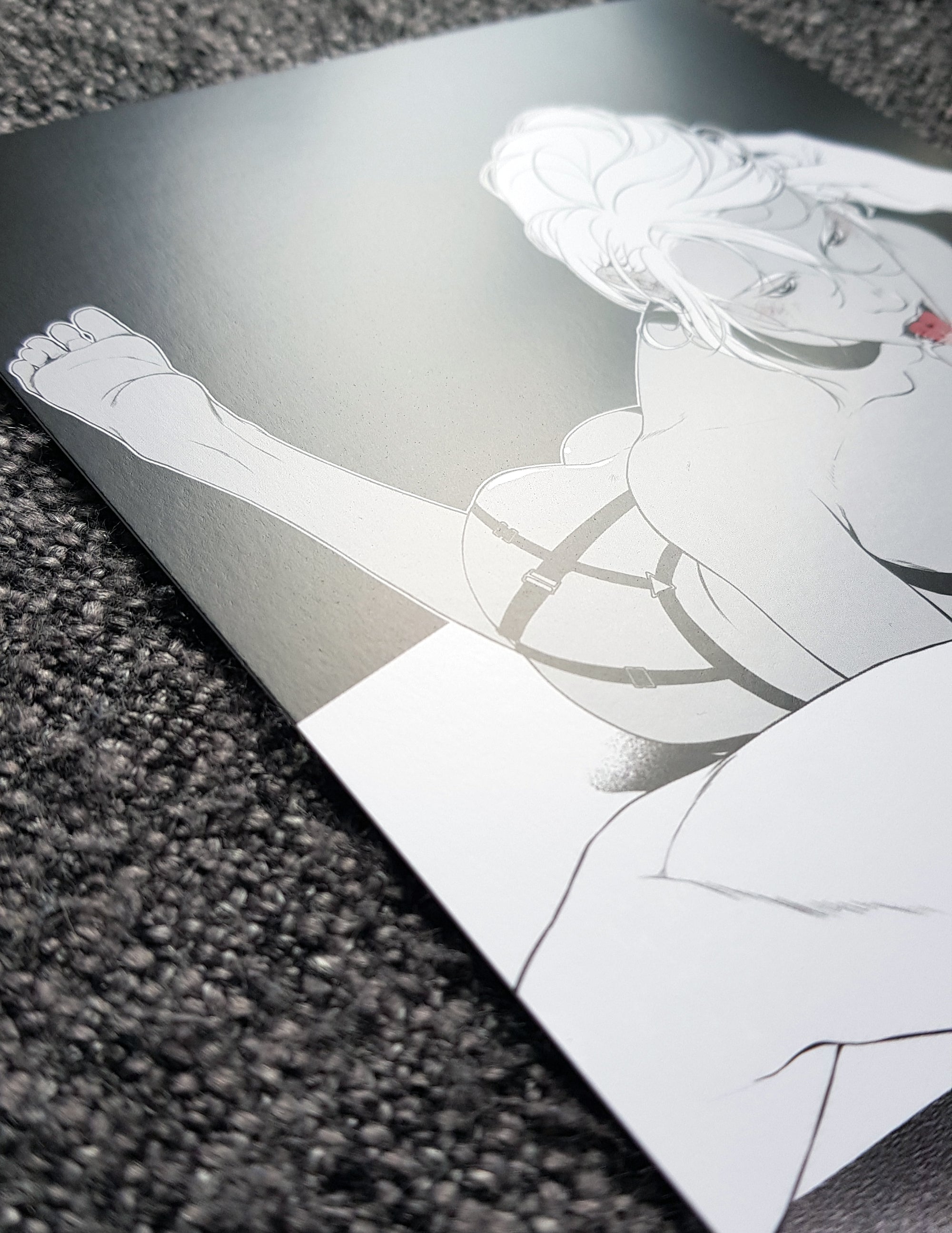 PRINT KINK21 - Piercing (partial varnish) [NSFW] - EDIllustration