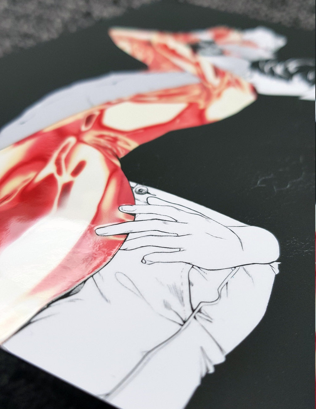 PRINT KINK21 - Latex (partial relief varnish + softfeel) - EDIllustration