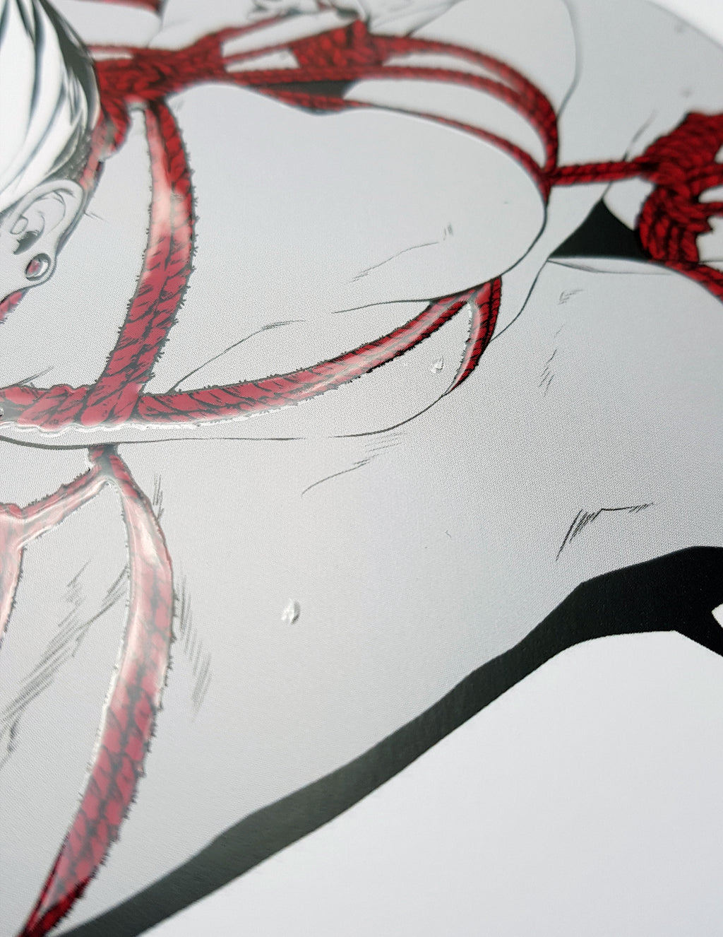 PRINT KINK21 - Shibari (partial relief varnish) - EDIllustration
