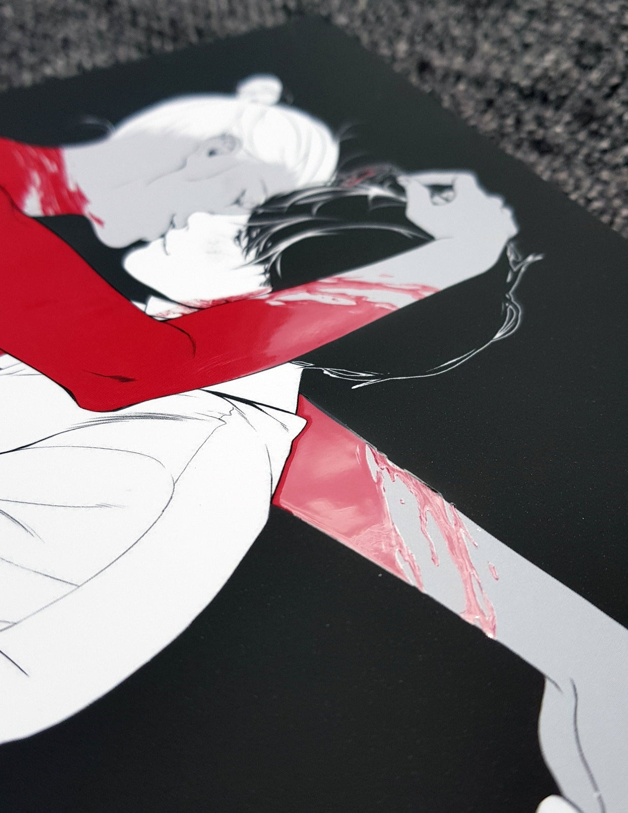 PRINT KINK21 - Paint (partial relief varnish + softfeel) - EDIllustration