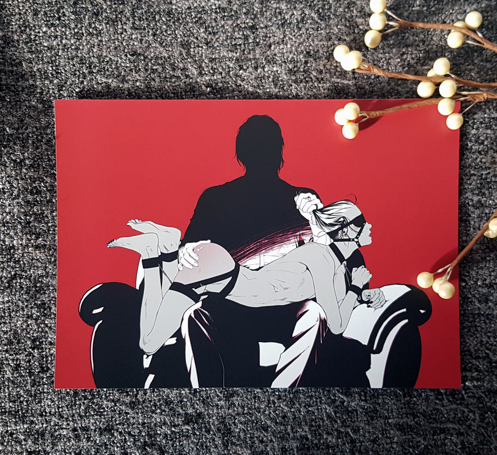 PRINT KINK22 - Bend over my lap. - EDIllustration