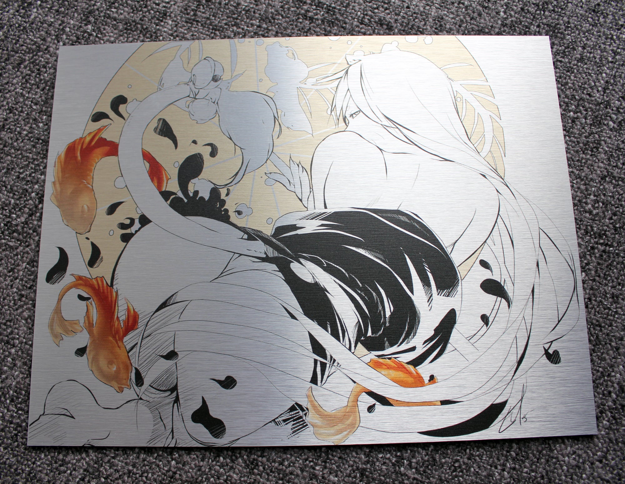 ALUMINIUM COMPOSITE PANEL Nyano Fish cycle - EDIllustration