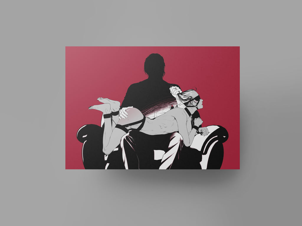 PRINT KINK22 - Bend over my lap. - EDIllustration