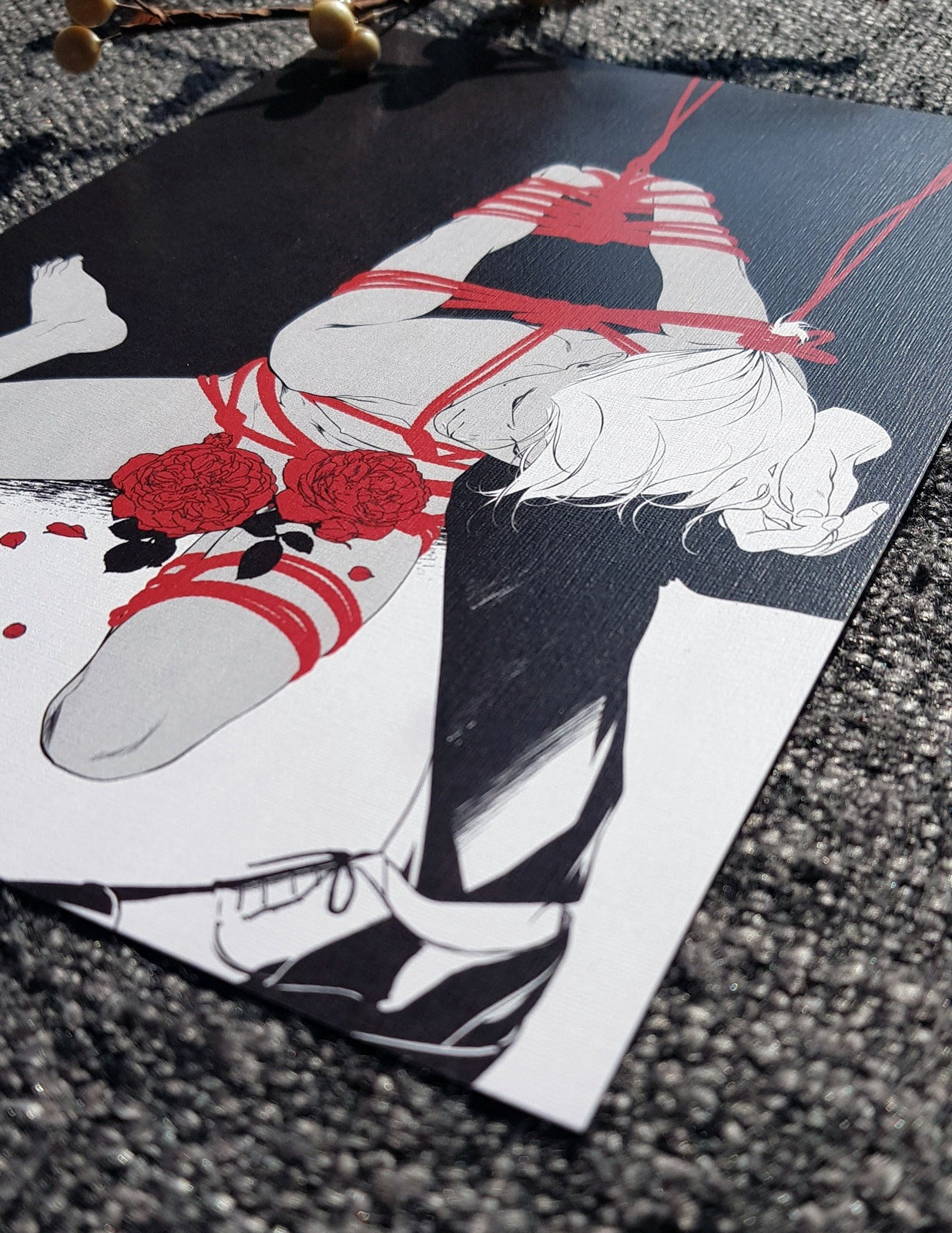 PRINT KINK21 - Kinbaku (flower edition) - EDIllustration