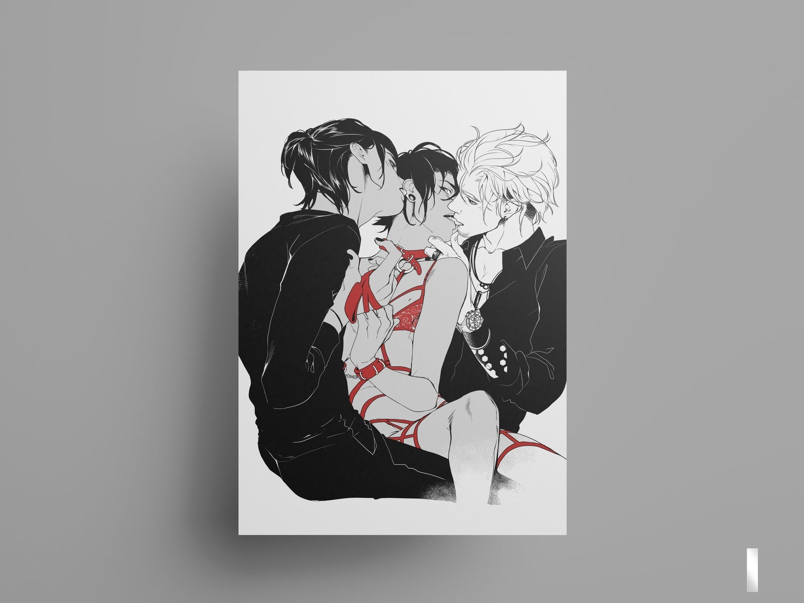 PRINT KINK20 - sharing (partial varnish) - EDIllustration